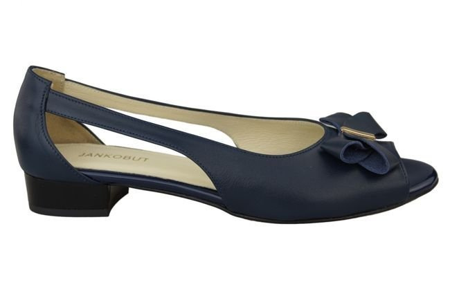 Schuhe Damen Sandalen Marineblau Naturleder 994 ElitaBut