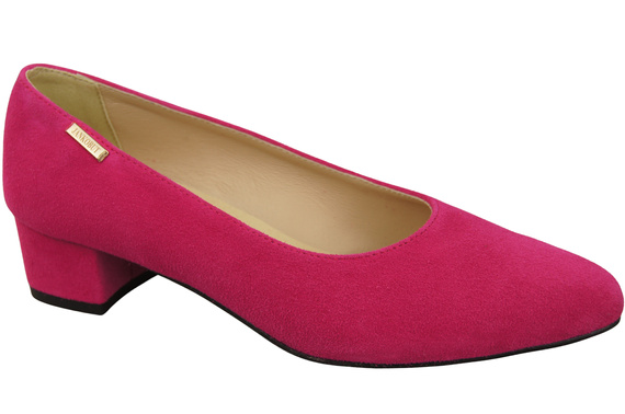 Bequeme Damen-Schuhe Purpurfarbig aus echtem Veloursleder 220 Z ElitaBut