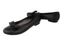 Damen Ballerinas Schwarz, Naturleder 998 ElitaBut