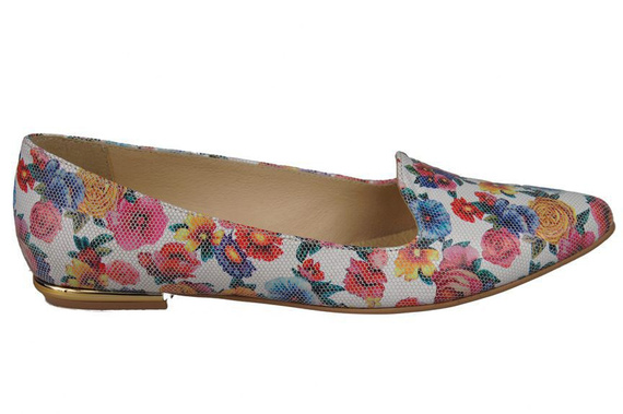 Damen Ballerinas Lords Flower 2 Naturleder 914 ElitaBut
