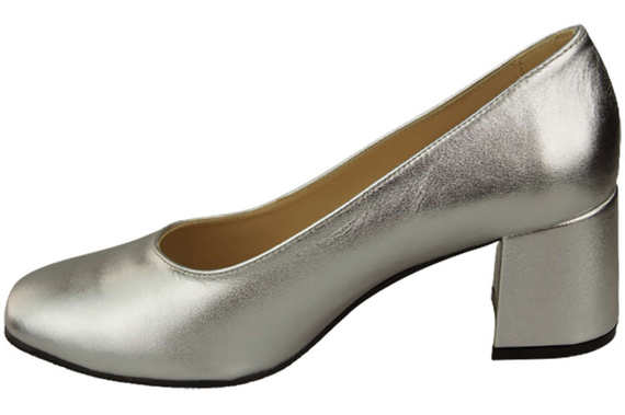 Damenschuhe Pumps Naturleder 171 Silber ElitaBut