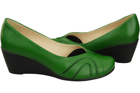 Damen Schwarz Naturleder Gestiefelte Grün 828 ElitaBut