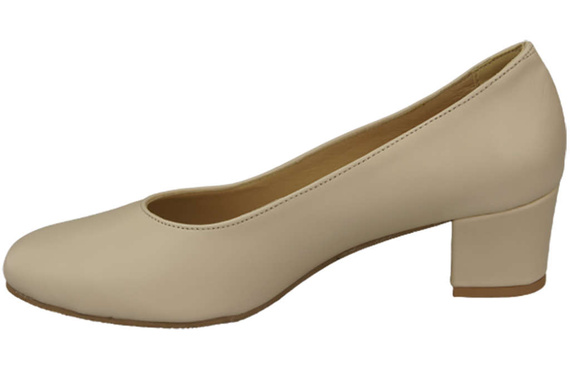 Damenschuhe Pumps Naturleder 172 Beige ElitaBut