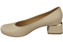 Damenschuhe Pumps Naturleder 159 Beige ElitaBut