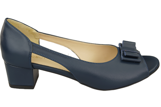 Damenschuhe Sandalen Marineblau Naturleder 145 ElitaBut