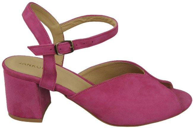 Damenschuhe Sandalen Fuchsia Naturleder Wildleder 185 ElitaBut