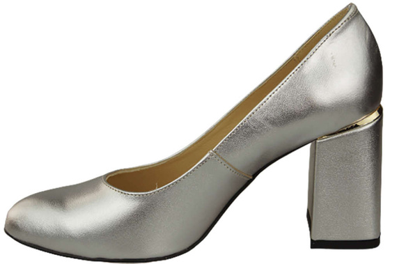 Damenschuhe Silber Pumps Naturleder 179 ElitaBut