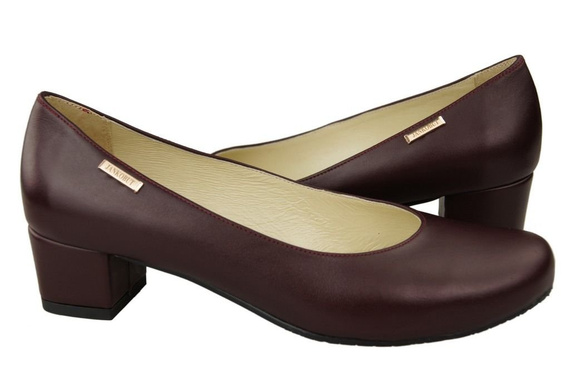 Damenschuhe Pumps Naturleder 116 Burgund ElitaBut