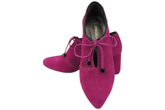 Damenschuhe Schuhe Lila Natursamtleder 183 ElitaBut