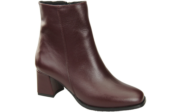 Damenstiefel Burgund für Winter Naturleder 214 Z ElitaBut