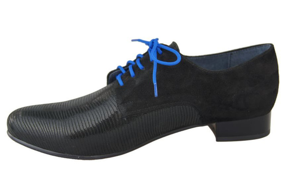 Schuhe Damenschuhe, Schnürschuhe, Naturleder, Schwarz 959 ElitaBut