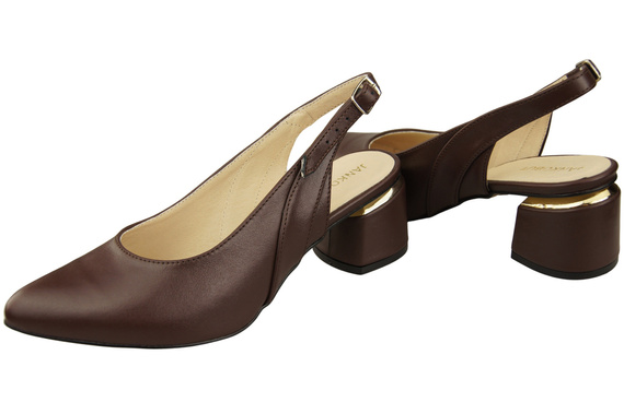 Damenschuhe Schokoladensandalen, Naturleder 196 ElitaBut