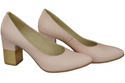 Damenschuhe Pumps Rosa Puder Naturleder 144 ElitaBut
