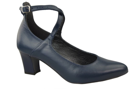 Damenschuhe Pumps Marineblau Naturleder 118 ElitaBut