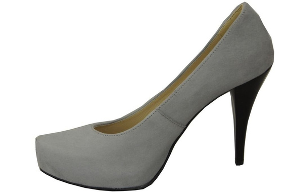 Damenschuhe Pumps Grau Natürliches Wildleder 644 ElitaBut