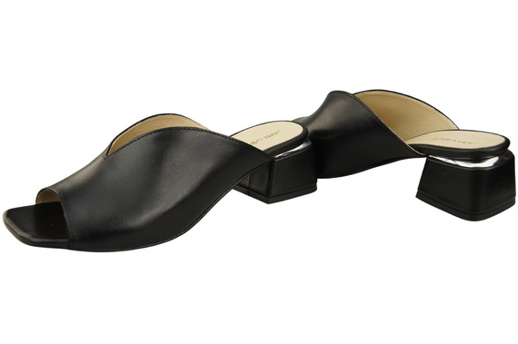 Damen Schuhe Absätze Flip Flops Schwarz Naturleder 210 ElitaBut