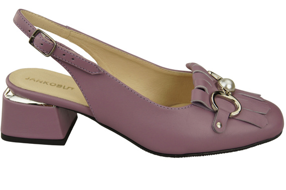 Damenschuhe Lilienfarben Sandalen mit Fransen verziert Naturleder 208 ElitaBut