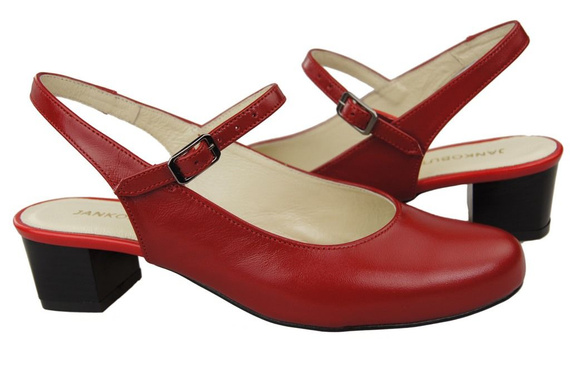 Damenschuhe Sandale Rot Naturleder 108 ElitaBut