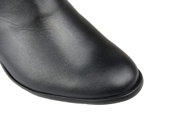 Damenschuhe, wärmend, Naturleder, Schwarz 879 von ElitaBut