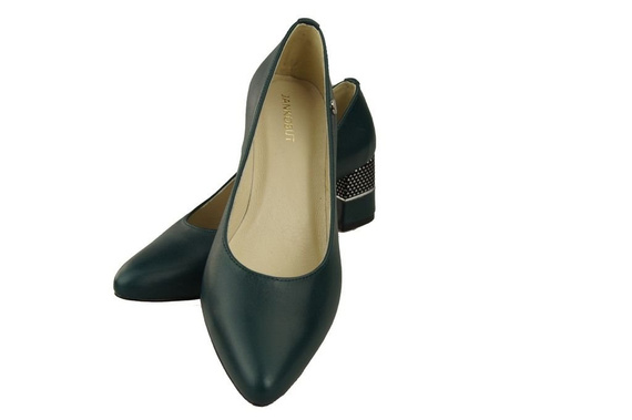Damenschuhe Pumps Malachit Naturleder 142 ElitaBut