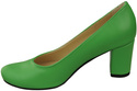 Klassische Damen Limette Leder Mandel Nase Pumps 201 ElitaBut