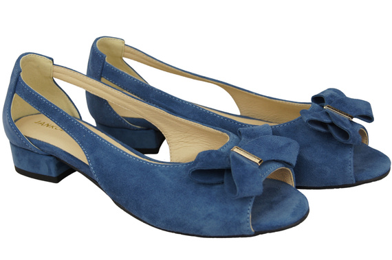 Schuhe Damensandalen Blaues natürliches Wildleder 994 Kombination aus Stil und Komfort ElitaBut