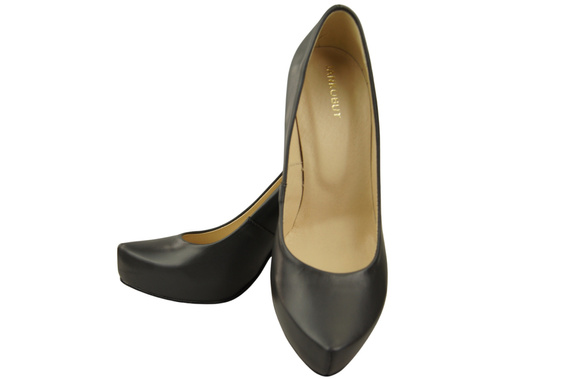 Damen Footwear Graphit Stiletto Pumps Naturleder 205 ElitaBut