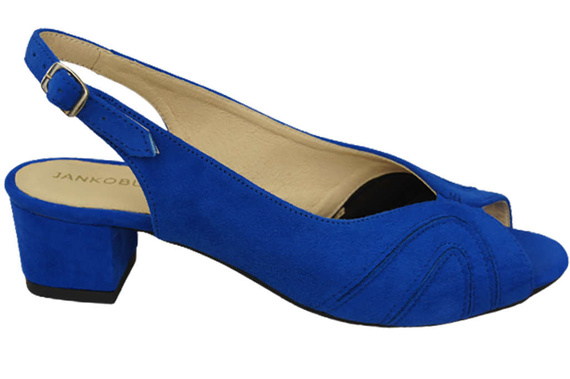 Damenschuhe Sandalen, natürliches Wildleder, Azure 991 ElitaBut