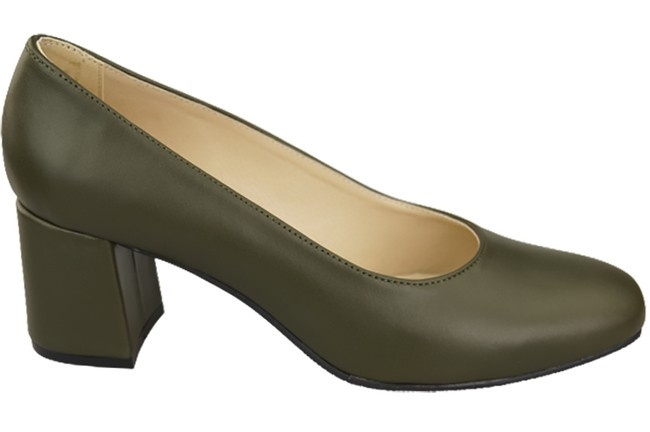 Damenschuhe Pumps Naturleder 171 Olive ElitaBut