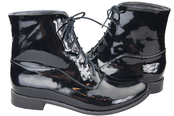 Damenstiefel Frühling/Herbst Naturleder Schwarz Lack 155 L ElitaBut