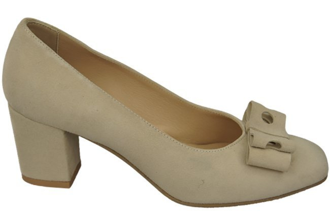 Damenschuhe Pumps Beige Natürliches Wildleder 163 ElitaBut