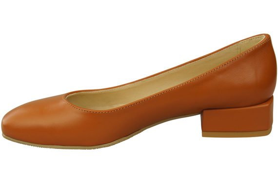 Bequeme Frauen Schuhe Rotes Flats Natural Leder 204 ElitaBut