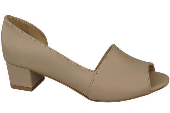 Damenschuhe Cappuccino Sandalen Narbenleder 147 ElitaBut