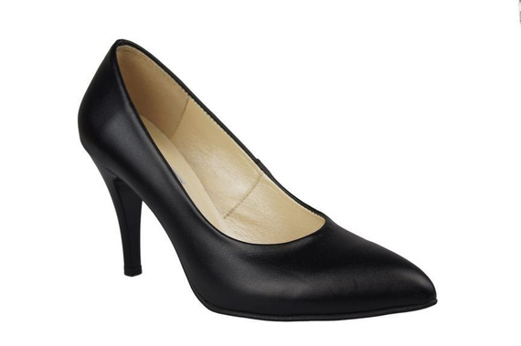 Damenschuhe Pumps Naturleder Schwarz 816 ElitaBut