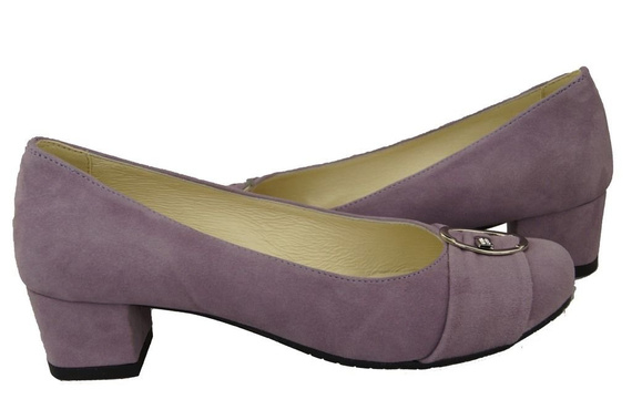 Damenschuhe Lila Naturleder Wildleder 135 ElitaBut