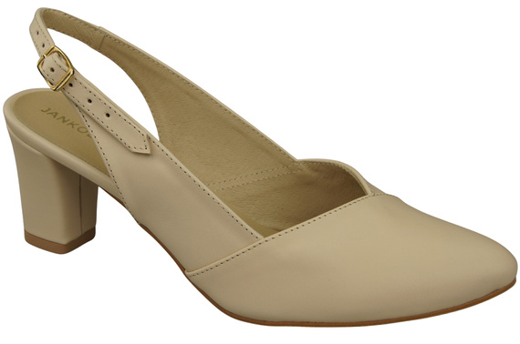 Damen Footwear Beige Stiletto Sandalen Natural Leder 217 ElitaBut