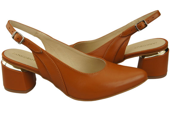 Damenschuhe Sandalen Rot Naturleder 196 ElitaBut