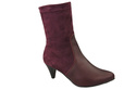 Damen-Winterstiefel, Naturleder, Burgund 977 von ElitaBut