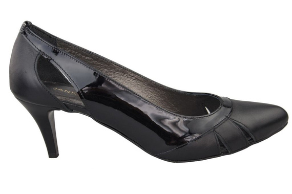 Damenschuhe Pumps Schwarz Naturleder 995 ElitaBut