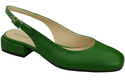 Damen Schuhe Sandalen Grün Flacher Absatz Naturleder 206 ElitaBut