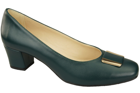 Damenschuhe Pumps Naturleder 187 Malachit ElitaBut