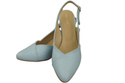 Damen Footwear Hellblau Stiletto Sandalen Natural Leder 217 ElitaBut