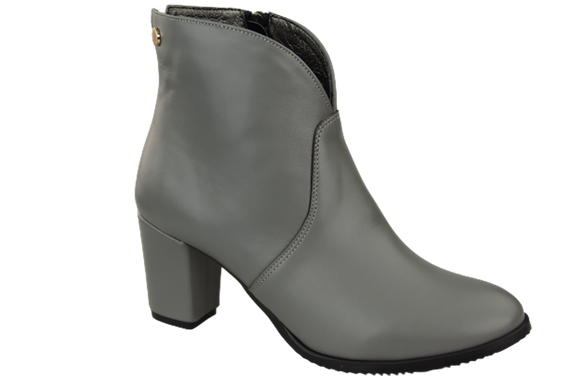 Winterstiefel für Damen, Naturleder, Grau 152 von ElitaBut