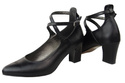 Damenschuhe Pumps Schwarz Naturleder 118 ElitaBut