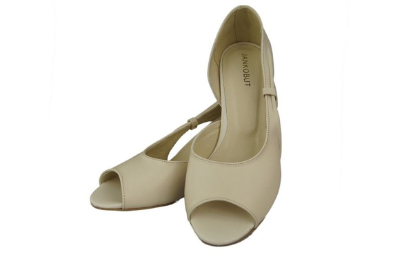 Damenschuhe Sandalen Beige Naturleder 566 ElitaBut