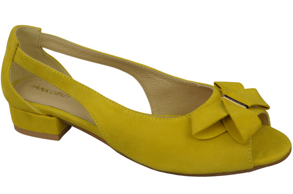 Schuhe Zitronensandalen für Damen, natürliches Wildleder 994 Kombination aus Stil und Komfort ElitaBut