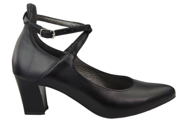Damenschuhe Pumps Schwarz Naturleder 118 ElitaBut