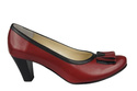 Damenschuhe Pumps, Naturleder, Rot 824 ElitaBut