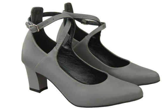 Damenschuhe Pumps Grau Naturleder 118 ElitaBut