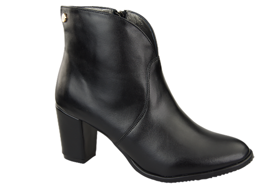 Damenstiefel Frühling/Herbst Naturleder Schwarz 152 L ElitaBut